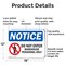 Signmission Do Not Enter Warehouse Personnel Only OSHA Notice Sign, Aluminum, 18in W x 12in L, 2PK OS-2PACK-NS-A-1218-L-11240 - alternate 6